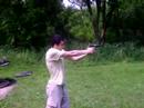 Ruger p89 9mm at the range with ryan