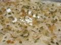 Pumpkin Seed Flatbread with Feta and Sweet Onions