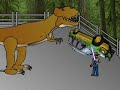 an animated version of jurassic park. made with 