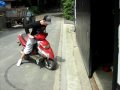 scooter burnout-cedriCK action!!