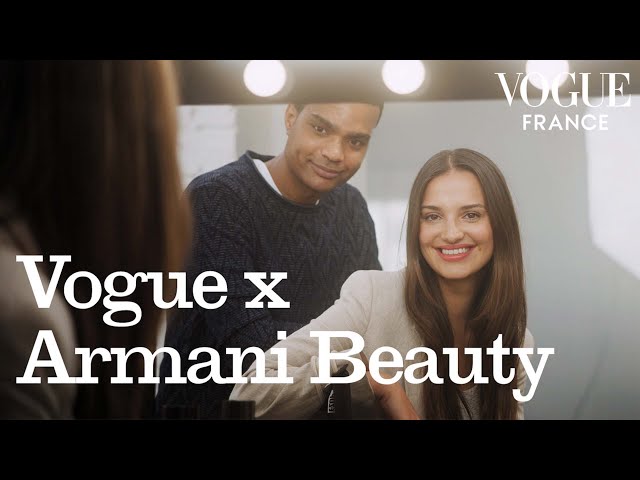 Tuto makeup : les secrets du teint parfait de Gabrielle Caunesil I Vogue France X Armani beauty