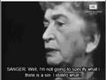 Margaret Sanger Interview On The Topic Of Infidelity / Video