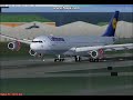 A340-200 Landing in FSX
