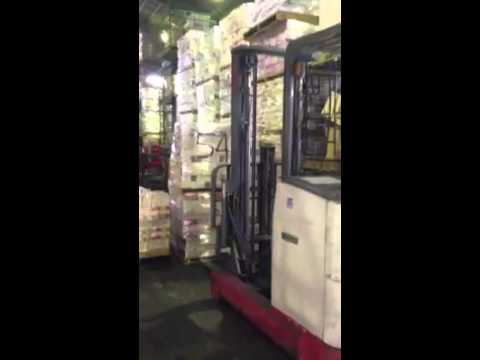 how to drive a reach truck