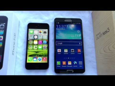 iPhone 5s Vs Samsung Galaxy Note 3