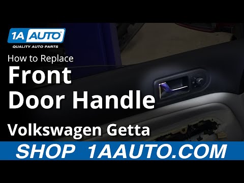 How To Remove Install Inside Door Handle 2000-05 VW Volkswagen Jetta