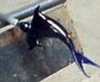 Blue glass dolphin 