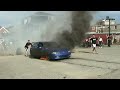 quemando coche