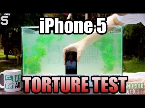 AndroidAuthority - How strong is the iPhone 5? How water-resistant is it? We don't hold back in this one! Check it out! It's iPhone 5 torture test time! -Apple iPhone 5 16GB (W...
