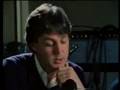 Paul McCartney cries after John Lennon's death