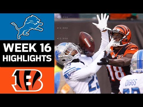 Video: Lions vs. Bengals | NFL Week 16 Game Highlights
