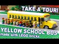 Custom Build - 18 Passenger Lego Yellow School Bus [CC]