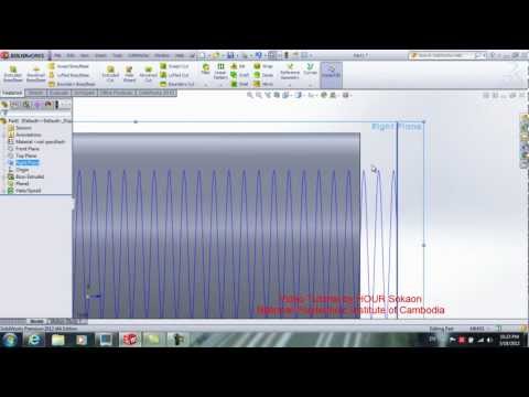 how to draw npt thread