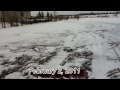 Traxxas RUSTLER With SLASH Body VXL Brushless In The Snow