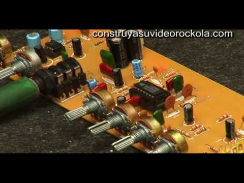 preamplificador - Esta es la prueba del preamplificador para guitarra con distorsionador hecho en casa y que se enseña a construir en la página http://construyasuvideorockola....