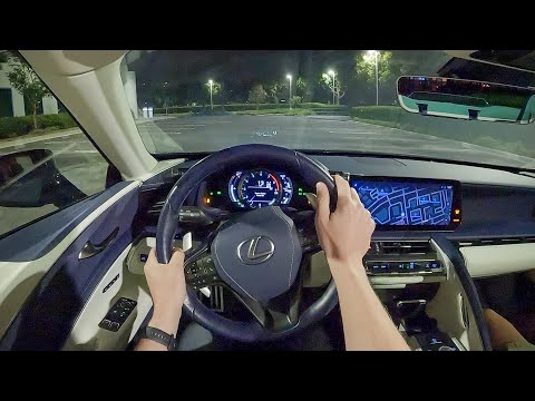 2024 Lexus LC 500 Convertible - POV Night Drive (Binaural Audio)