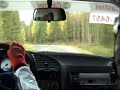 Lapua Ralli F-cup 2007 in-car EK2 (crash)