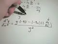 Using Implicit Differentiation