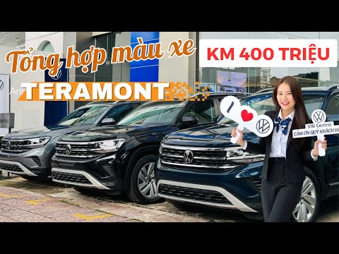 Vw Teramont 2023 - Đủ các màu xe - giảm ngay 400 triệu - Lăn bánh chỉ từ 2 tỉ 3xx [Anh Thư VW]
