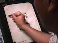 How to Draw Horse in Sumi Ink and Watercolor
