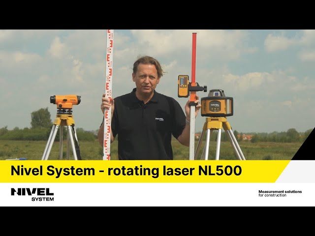 Нівелір лазерний ротаційний Nivel System NL500R DIGITAL