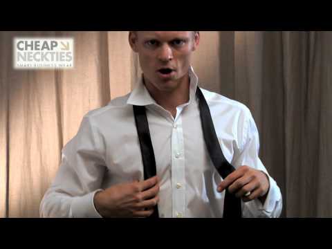 how to to tie a skinny tie