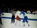 Jeremy Cornish vs David Kaczowka hockey fight Jeremy Cornish vs David Kaczowka hockey fight