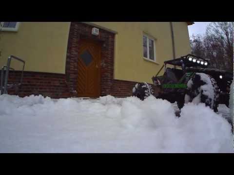 Räumschild - Winterdienst mit meinem Axial Wraith.