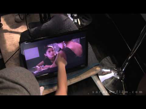 Lighting the bar flashback scene