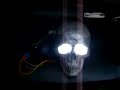 aluminium skull bike headlight LED on