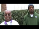 mary alice douglas, 68, and her son taranja douglas, 35, voted for barack obama at martin luther king park in columbia, s.c. the felders voted in ward 33, richland county, columbia, s.c. on election day. claudia smith brinson asks the felders about voting.