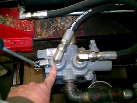 how to bleed hydraulic pto