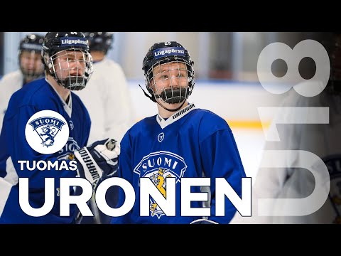 Kovaa työntekoa ja ehkä joskus maalejakin!" U18:n Tuomas Uronen valmistautuu toisiin MM-kisoihinsa