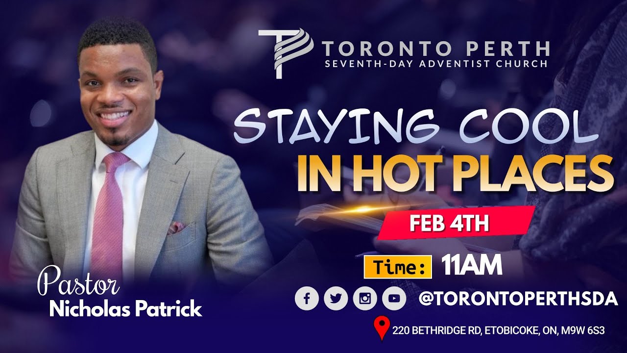 Pastor Nicholas Patrick - Staying Cool In Hot Places | Saturday, Feb 4th, 2023