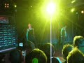 Nanne Gronvall comes on stage Scala Eurovision party London