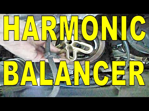 How to replace a HARMONIC BALANCER or VIBRATION DAMPENER on a GM 3.1 Liter Engine 3.1 L Buick Chevy