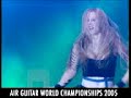 Air Guitar World Championships 2005 Giesela Visser