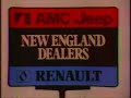 Renault and Jeep car commercials (Mid 80s)