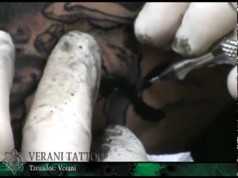 Vídeo do tatuador Verani. Verani Tattoo - Rua Duque de Caxias, 