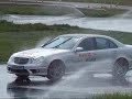 Merc E63AMG at Brooklands skid pan Merc E63AMG at Brooklands skid pan