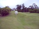 Me zorbing on the gold coast