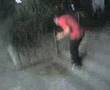 Dude puking and other dude laughing