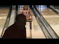 Bob Learn Jr. at Bandit Lanes over the head