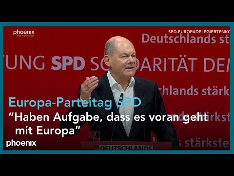 Europa-Parteitag SPD: Rede von Bundeskanzler Olaf Scholz zur Europawahl, 28.01.2024