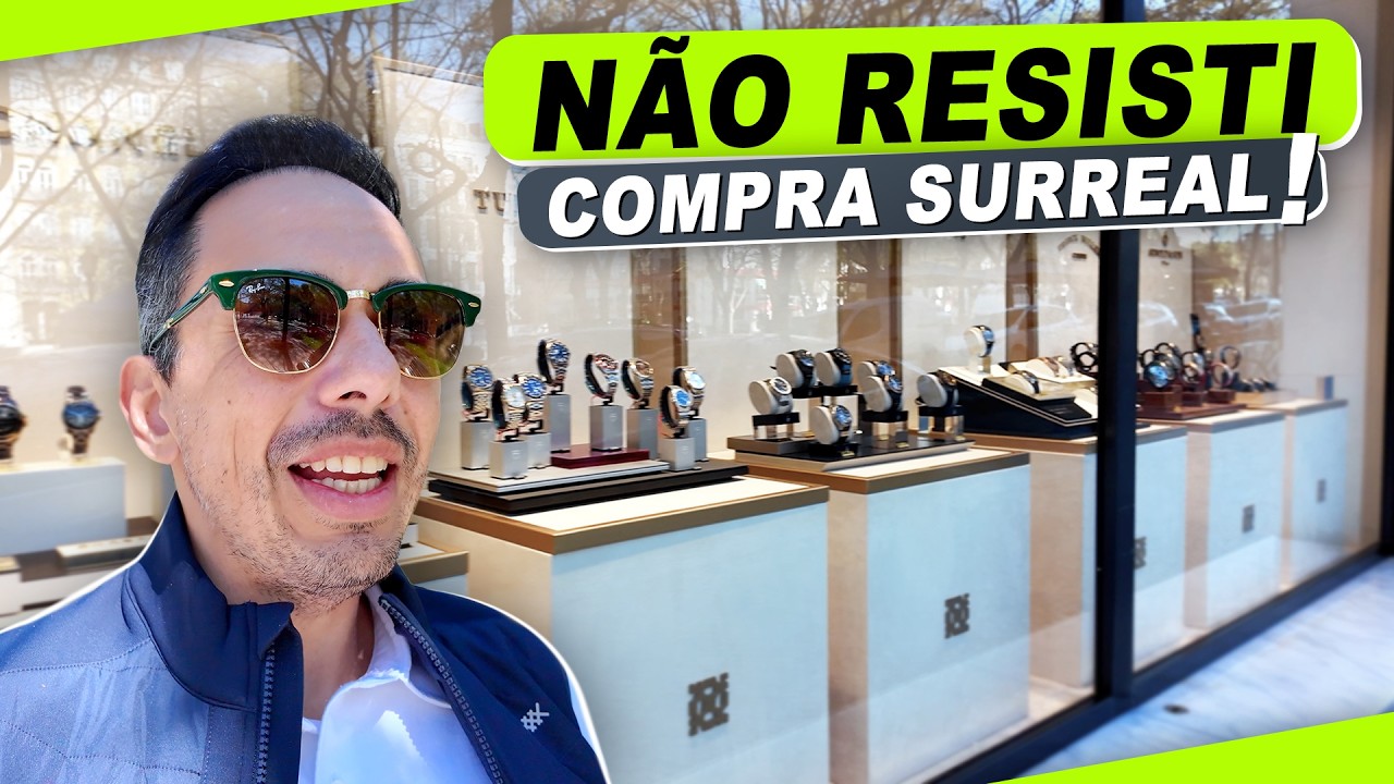 Brasil, Portugal e Suíça na mesma semana… e olha o Relógio que Comprei #macmasi