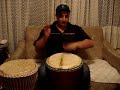 Zézinho kabake tocando Djembe parte 2 Zézinho kabake tocando Djembe parte 2