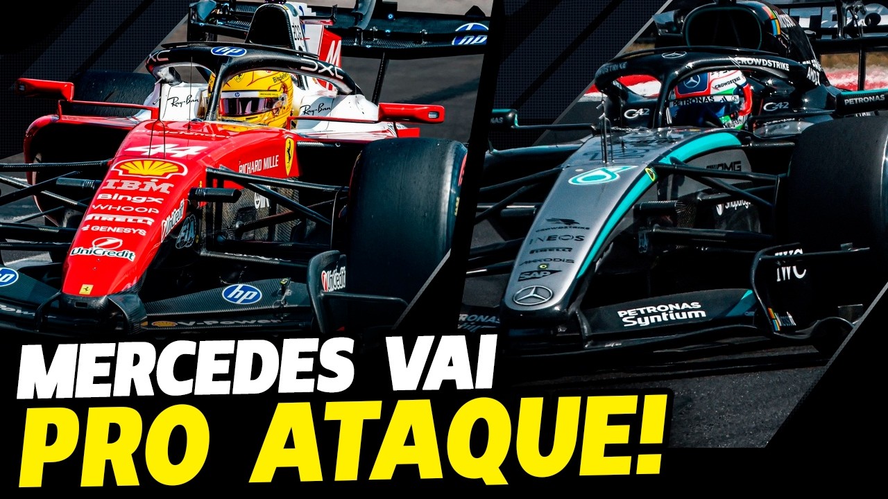 MERCEDES VAI PARA O ATAQUE PARA NÃO PERDER TÍTULOS, CONTRATO DE COLAPINTO E SAINZ | FÓRMULA 1