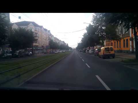 Berlin - Fahrt in der Prenzlauer Allee - Juli 2017