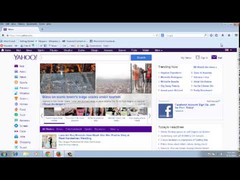 how to i make yahoo my homepage