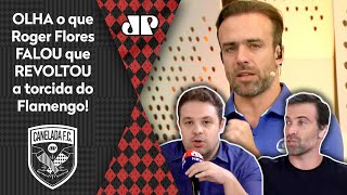 ‘Cara, o que o Roger Flores falou no jogo do Flamengo foi…’; Declaração na TV Globo gera polêmica